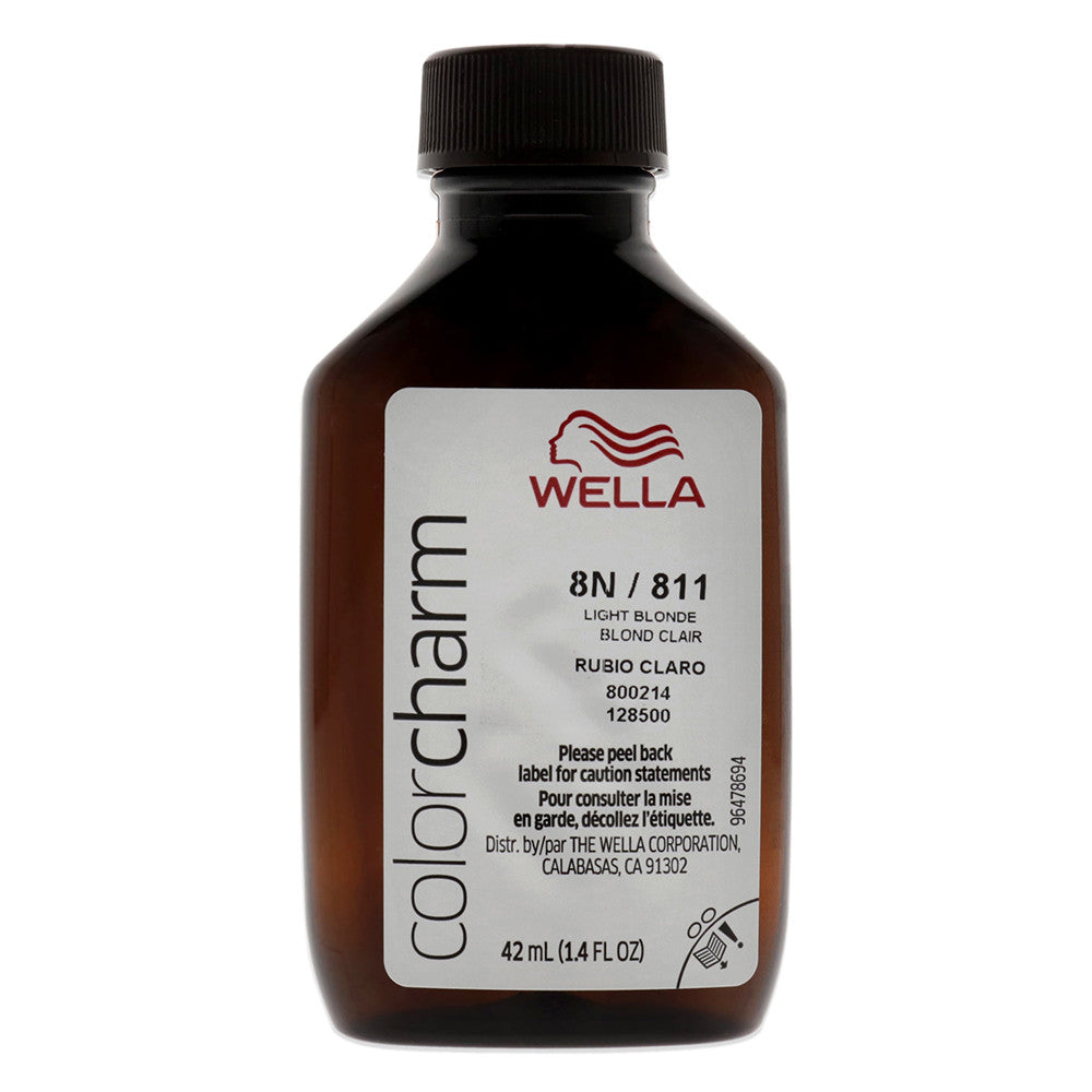 Wella Color Charm Liquid Hair Color 811 by 8N Light Blonde 1.4 oz